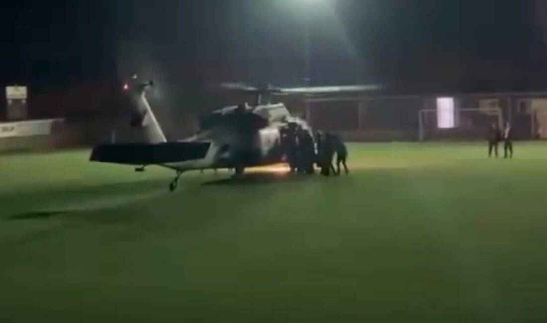 Sağlık Bakanı Kemal Memişoğlu'nun Muğla'daki bir iftar programına askeri helikopterle